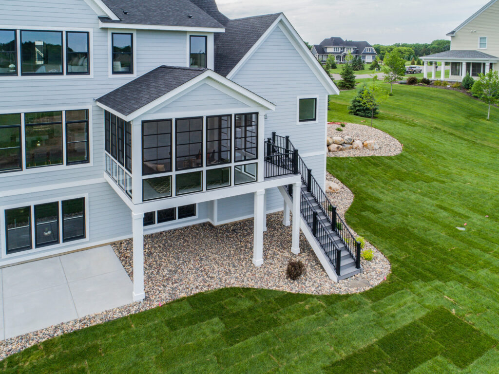 Roofing and Siding Contractor - Aerial View - Custom One Exteriors