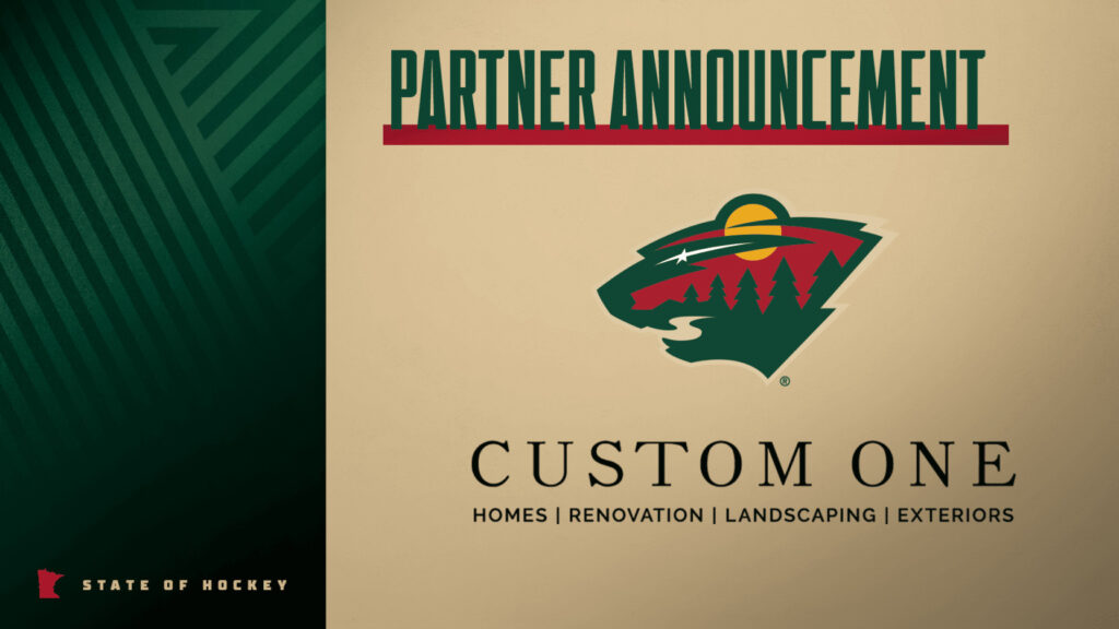 Custom One - Minnesota Wild Partner Announcement