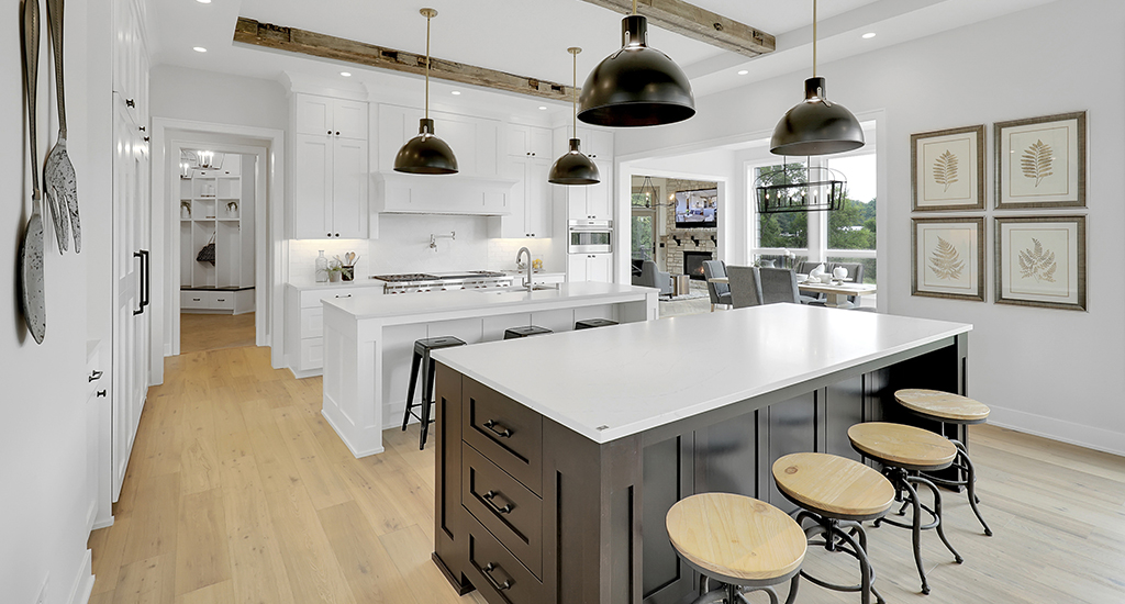 Double The Space With Two Kitchen Islands