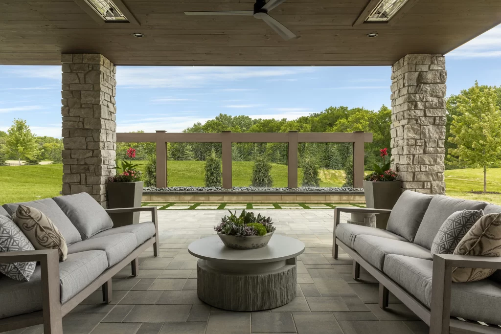 Modern Elegance on Woodlane, Autumn Bluff, Woodbury MN - Backyard Landscaping Hardscape Patio 24