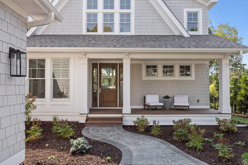 126 Benton Avenue, Wayzata MN - Entrance With Landscaped Walkway