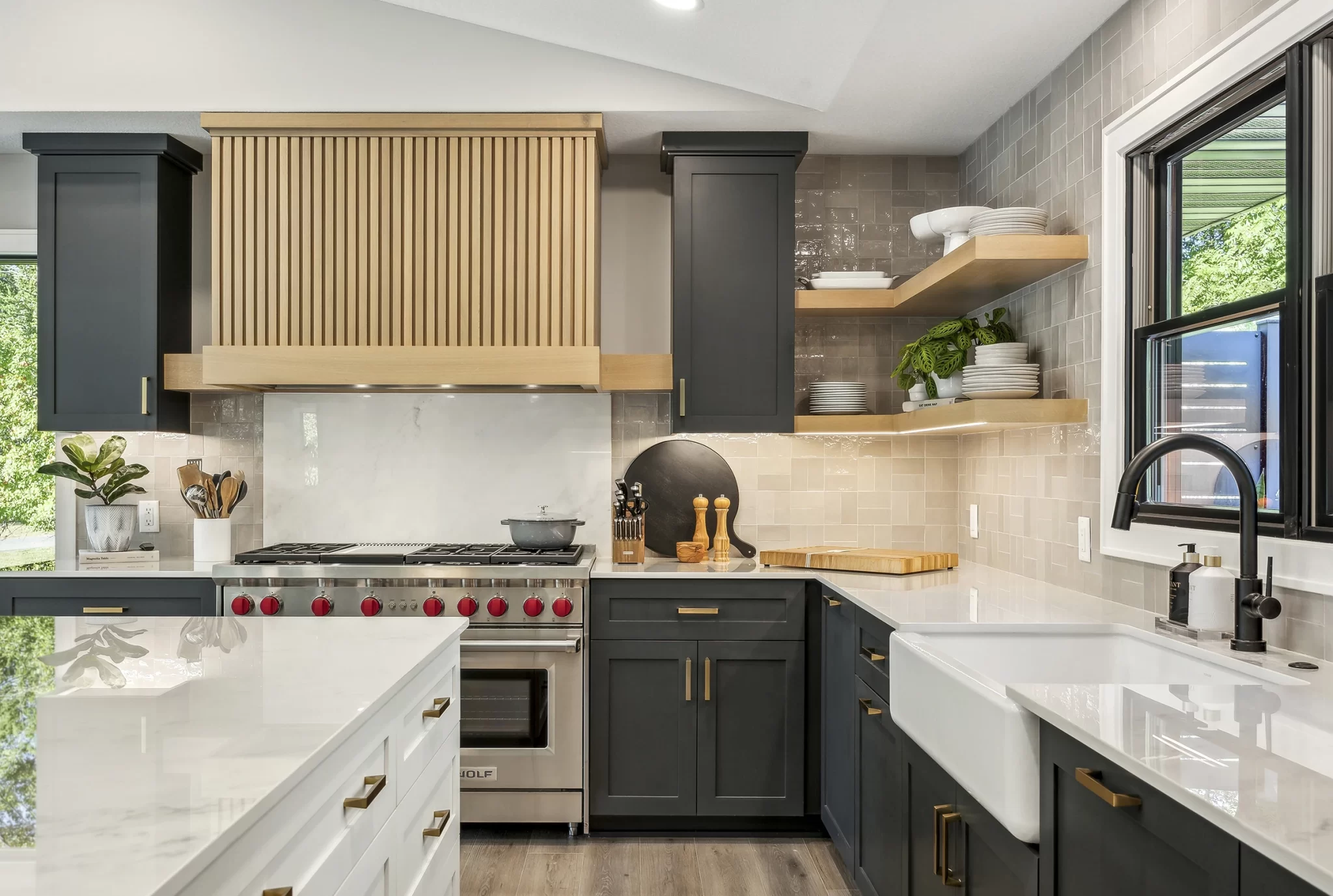 Contemporary Transitional Kitchen Remodel in Minnetonka, MN by Custom One Renovation project photo