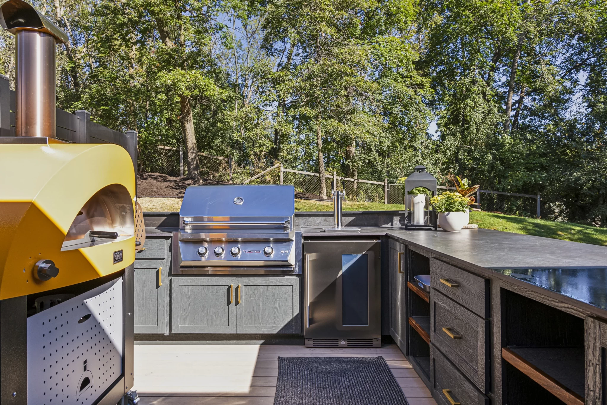 Outdoor Kitchen Remodel in Minnetonka, MN by Custom One Renovation project photo