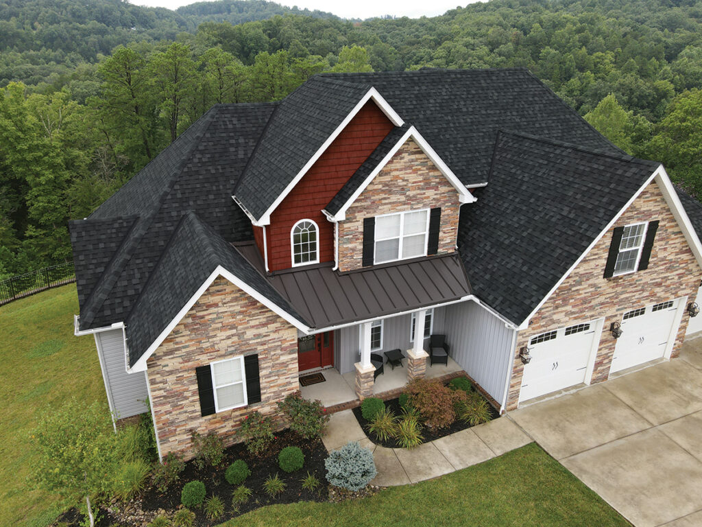 IKO Dynasty Shingles - Grey Black Residential Home